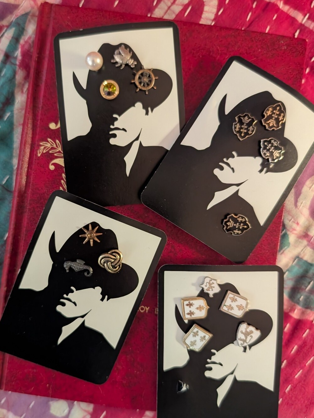 Vintage tie tacks, scatter pins, lapel jacket, seahorse, lady bug & More!